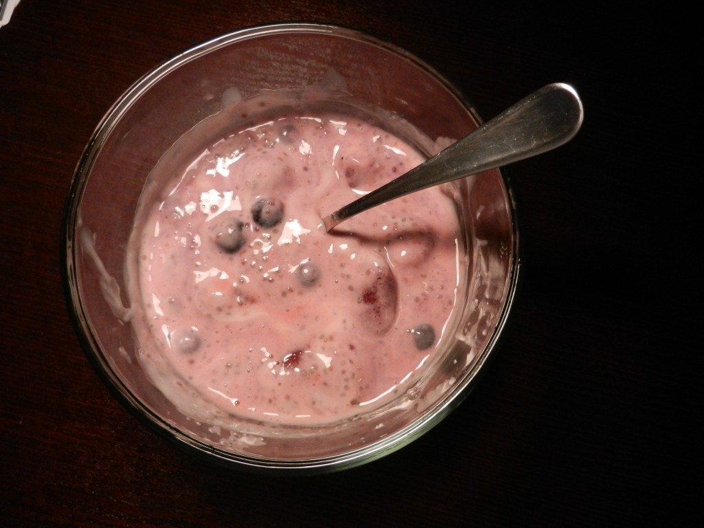 kefir chia bowl