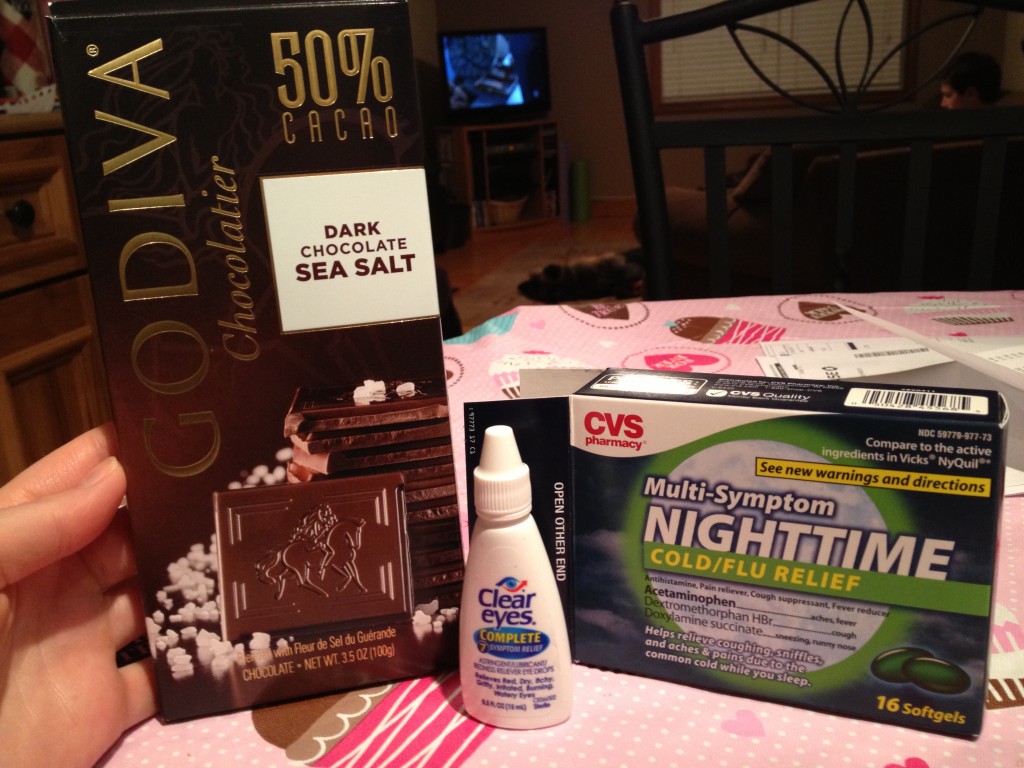 chocolate and cold medicine